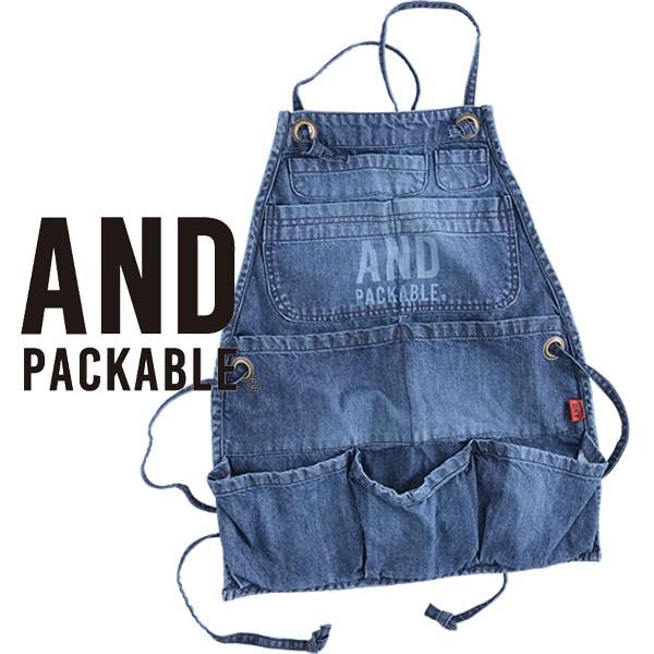 And Packable アンドパッカブル エプロン デニム ウォールポケットエプロン メンズ レディース Apdenimapron シューズベースyahoo 店 通販 Yahoo ショッピング