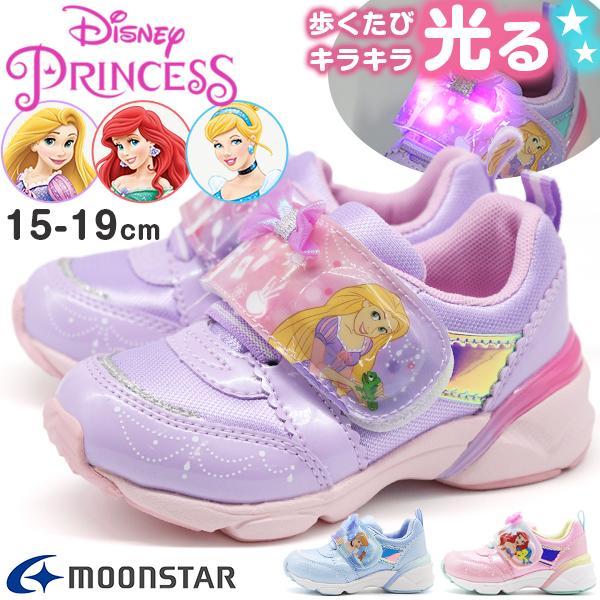 Disney ディズニー スニーカー キッズ 子供 靴 ディズニープリンセス