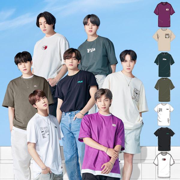 5 31発売 フィラ Fila Tシャツ Fs0136 メンズ レディース グローバルブランドアンバサダー Bts着用モデル 綿100 韓国 ノベルティ Fs0136 シューズベースyahoo 店 通販 Yahoo ショッピング