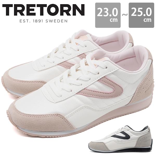 Tretorn（トレトン） スニーカー レディース 靴 白 ホワイト ピンク