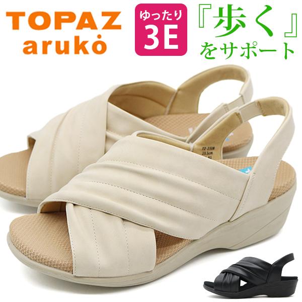 TOPAZ サンダル レディース 靴 サイドゴム ロッカーボトム TOPAZ サンダル レディース 靴 サイドゴム ロッカーボトム