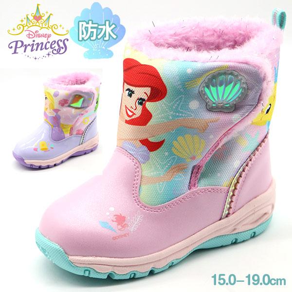 ディズニープリンセス スノーブーツ キッズ ジュニア 子供 長靴 防水 雨 雪 アリエル ラプンツェル リトルマーメイド Disney Moonstar ムーンスター Dn Wc040e Dnwc040e シューズベース Yahoo Japan店 通販 Yahoo ショッピング