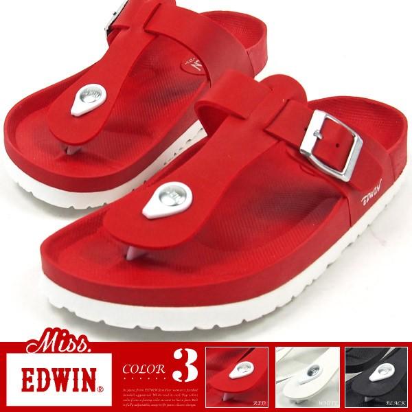 Miss Edwin ミスエドウィン トングサンダル レディース 全3色 Ew9402 シューズベース 通販 Paypayモール