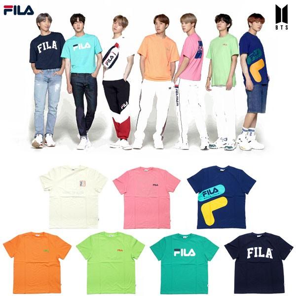 Fila X Bts 特典なし フィラ Fila Tシャツ Fm9357 メンズ レディース シューズベースpaypayモール店 通販 Paypayモール