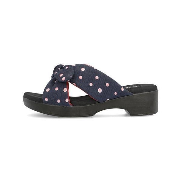 厚底 下駄 サンダル レディース ラファーファ La Farfa 164 ネイビー シューズダイレクト Yahoo 店 通販 Yahoo ショッピング