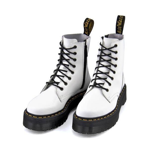 white platform doc martins