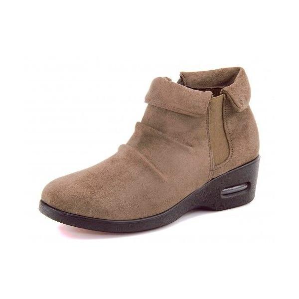 ショートブーツ ウォーキングシューズ サイドゴアブーツ レディース ローヒール 歩きやすい 防水 防滑 雨 雪 靴 3e 幅広 タビアージュ 2517 オーク Buyee Buyee 日本の通販商品 オークションの代理入札 代理購入