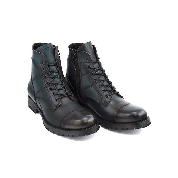 レースアップブーツ メンズ フープディドゥ Whoop De Doo ネイビー シューズダイレクト Yahoo 店 通販 Yahoo ショッピング