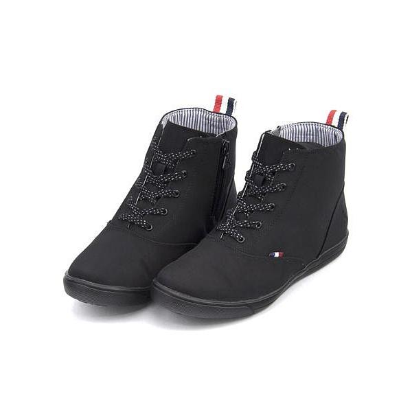 ルコックスポルティフ ハイカット スニーカー レディース テルナ ブーツ 軽量 防水 Teluna Boot Sk Mid Le Coq Sportif Qfm 6315bk ブラック シューズダイレクト Yahoo 店 通販 Yahoo ショッピング