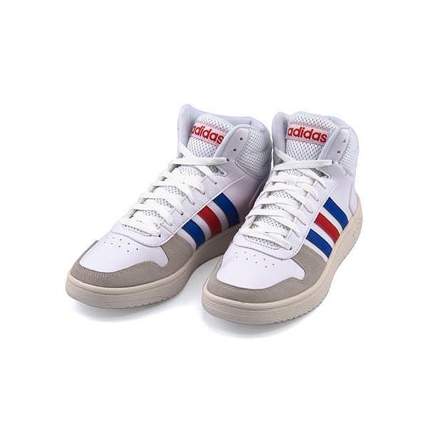 アディダス ハイカット スニーカー メンズ アディフープスミッド2 0 Adihoops Mid 2 0 Adidas Ee73 フットウェアホワイト ブルー A シューズダイレクト Yahoo 店 通販 Yahoo ショッピング
