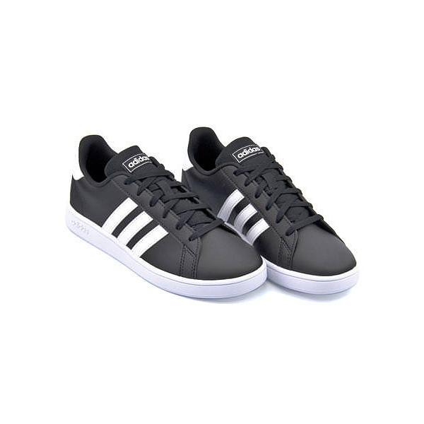 アディダス ローカット スニーカー 男の子 グランドコートk Grandcourt K Adidas Ef0102 コアブラック ランニングホワイト ランニングホワイト シューズダイレクト Yahoo 店 通販 Yahoo ショッピング