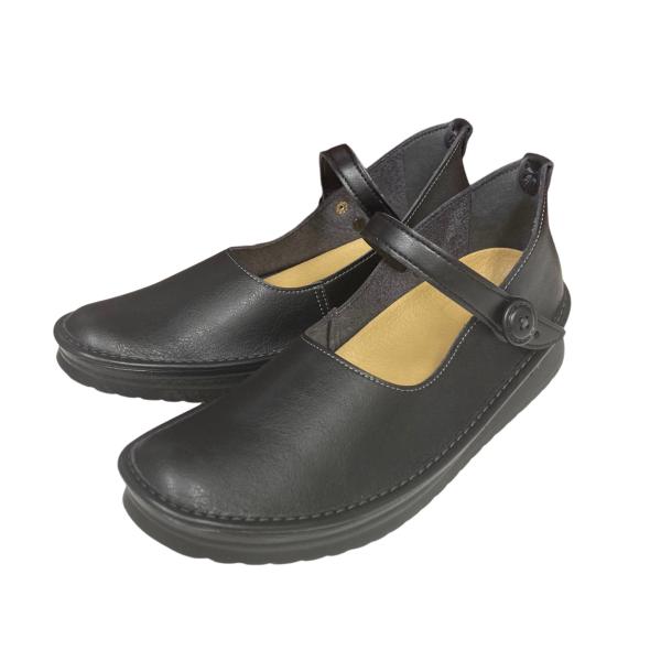 【新品未使用】ベルアンドソファ カヤック ストラップ コンフォートシューズ 黒 やさしい靴工房 Belle&Sofa KAYAK ベル＆ソファ カヤック