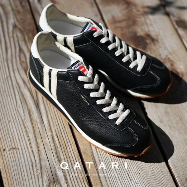 美品 PATRICK パトリック ネバダ レザー 黒 トリプルブラック41 美品 PATRICK パトリック ネバダ レザー 黒 トリプルブラック41