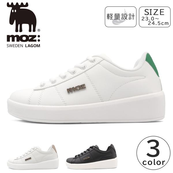 moz（モズ） レディース スニーカー MZ2962 コートスニーカー