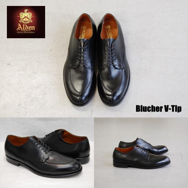 ALDEN 87 TRUBALANCE LAST BLUCHER V-TIP BLACK CALF オールデン ALDEN 87 TRUBALANCE LAST BLUCHER V-TIP BLACK CALF オールデン