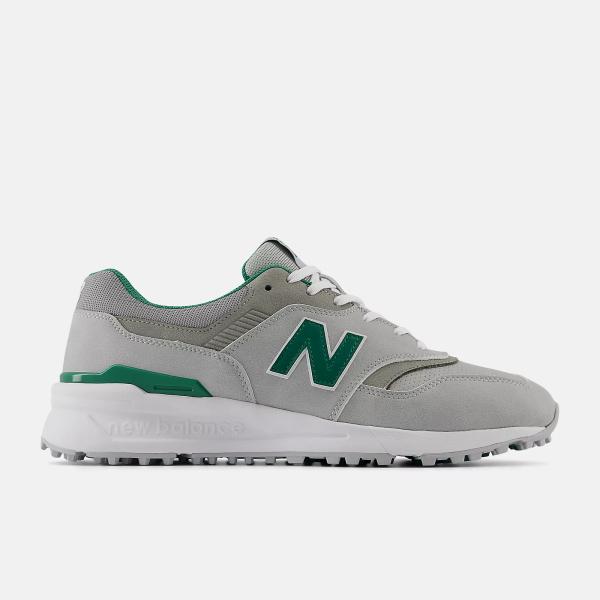 New Balance ゴルフシューズ グレー/グリーン New Balance（ニューバランス） NEW BALANCE 997 SL Golf Charcoal