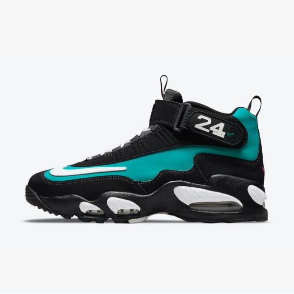 NIKE Air Griffey Max 1 Black/Multicolor/Fresh Water ナイキ エア グリフィー マックス 1 ブラック ブルー 黒 青 バッシュ ハイカット USA 海外
