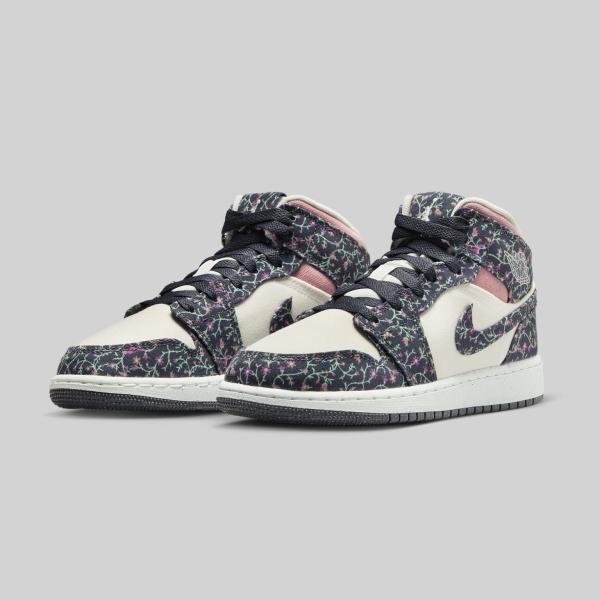 エア ジョーダン 1 NIKE Air Jordan Mid SE GS Anthracite/Sail エア ジョーダン 1 NIKE Air Jordan Mid SE GS Anthracite/Sail