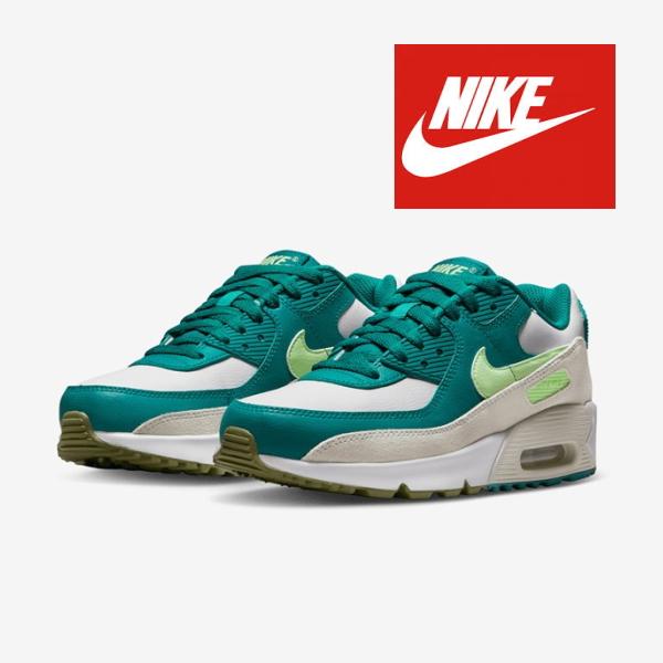 NIKE Air Max 90 LTR GS White/Barely Volt ナイキ エアマックス 90