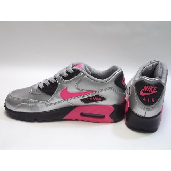Nike Air Max 90 Ltr Gs Mt Silver Hyper Pink Blk Wolf Grey ナイキ エアマックス 90 レザー Gs 銀 ピンク 黒 灰 レディース 海外 限定 未発売 3376 004 Buyee Buyee Japanese Proxy Service Buy From Japan Bot Online