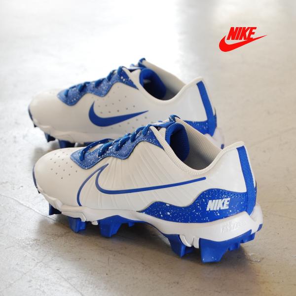 NIKE ナイキアルファファラーチェキーストーン4ベースボールスパイク NIKE Alpha Huarache 4 Keystone BG Black/Dark Smoke Grey