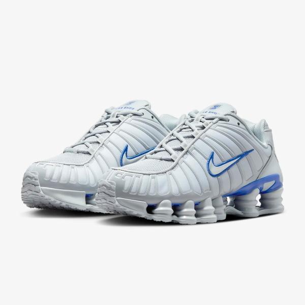 ショックス NIKE Shox TL Wolf Grey/Metallic Silver/Blue ショックス NIKE Shox TL Wolf Grey/Metallic Silver/Blue