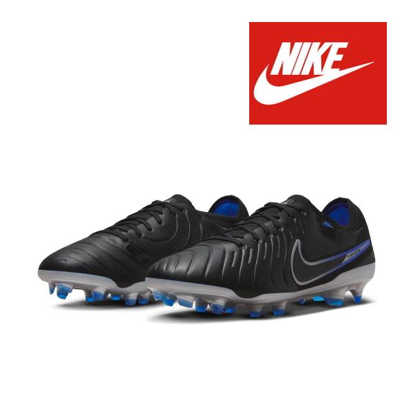 NIKE Tiempo Legend 10 Pro FG Black/Chrome/Hyper Royal ナイキ