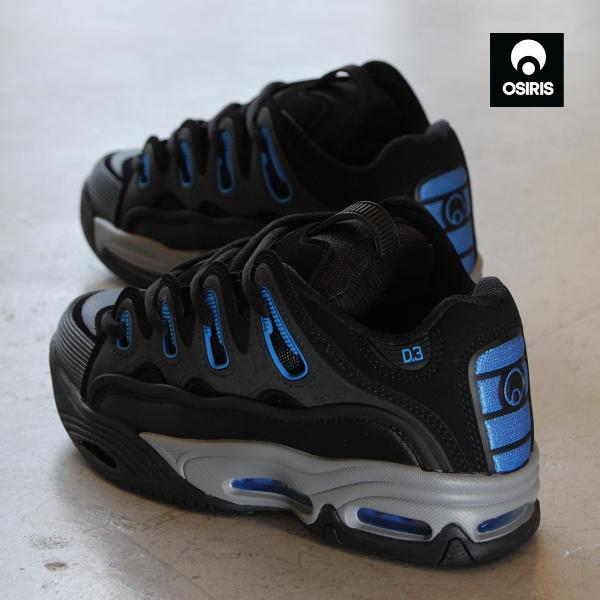 OSIRIS（オサイラス） OSIRIS D3 2001 Black/Grey/Blue ブラック