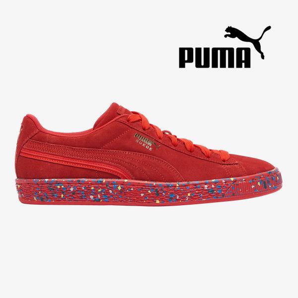 PUMA Suede Speckled Red/Gold プーマ スエード クラシック