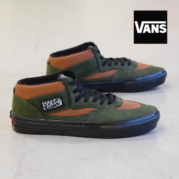 VANS（ヴァンズ） VANS SKATE HALF CAB nubuck/beef/broccoli バンズ