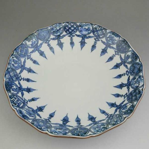 京焼 清水焼 縁瓔珞紋7寸皿 光抱 : 松韻堂 Yahoo!店 - 通販 - Yahoo