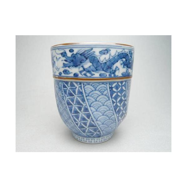 京焼 清水焼 染付祥瑞上竜文湯呑 昭阿弥 大 : 松韻堂 Yahoo!店 - 通販