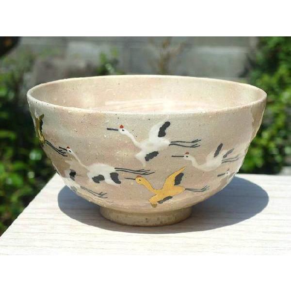 京焼 清水焼 千羽鶴ご飯茶碗 北哉 大 : 松韻堂 Yahoo!店 - 通販