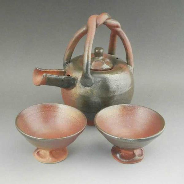 未使用　清水焼　お屠蘇　火いろお預け酒器セット　浩三 京焼 清水焼 火いろお預け酒器セット 浩三 : 松韻堂 Yahoo!店 - 通販