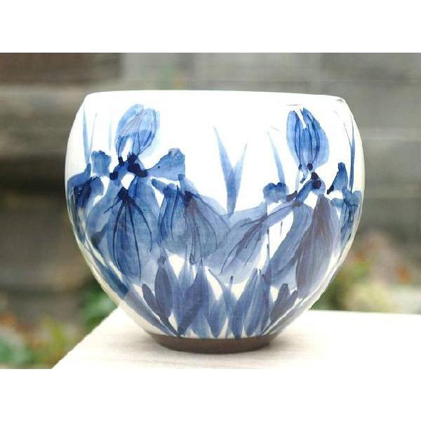 京焼 清水焼 あやめ染付玉湯呑 陶あん 単品 : 松韻堂 Yahoo!店 - 通販