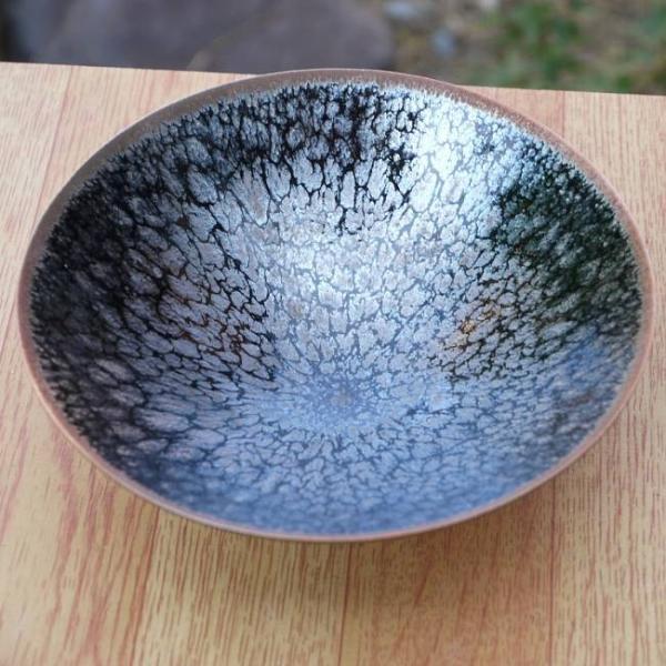 京焼 清水焼 清水焼 火玄燿油滴天目抹茶茶碗 古川剛 : 松韻堂 Yahoo!店