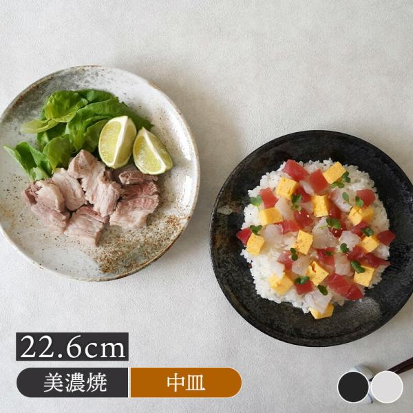 和皿 22.6cm 膳ZEN 和食器 和食器 プレート オシャレ お皿 皿 食器 ディナープレート 盛り皿 パスタ皿 主菜皿 サラダ皿 デザート皿 中皿 取り皿 デザート 爆買