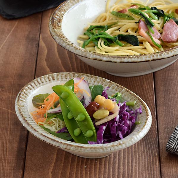 楕円鉢 和食器 渕錆粉引 取り鉢 ナチュラル ボウル 小鉢 カフェ食器 オーバル おしゃれ シンプル 和風 ナチュラル おもてなし 和食 おうちごはん 爆買