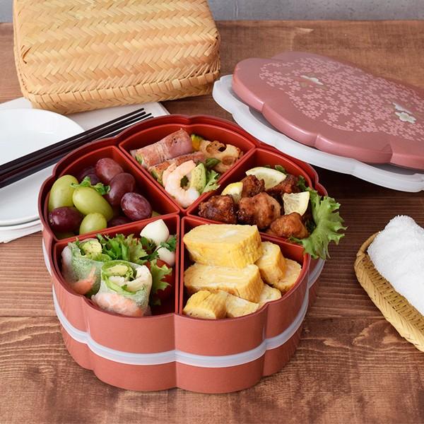 重箱 和モダンオードブル さくら型 2段重 23cm 仕切り付き 和食器 二段重 おせち料理 おせち重 オードブル重 お重箱 お弁当箱 おしゃれ かわいい Sw 012 食器専門店のイースト 通販 Yahoo ショッピング