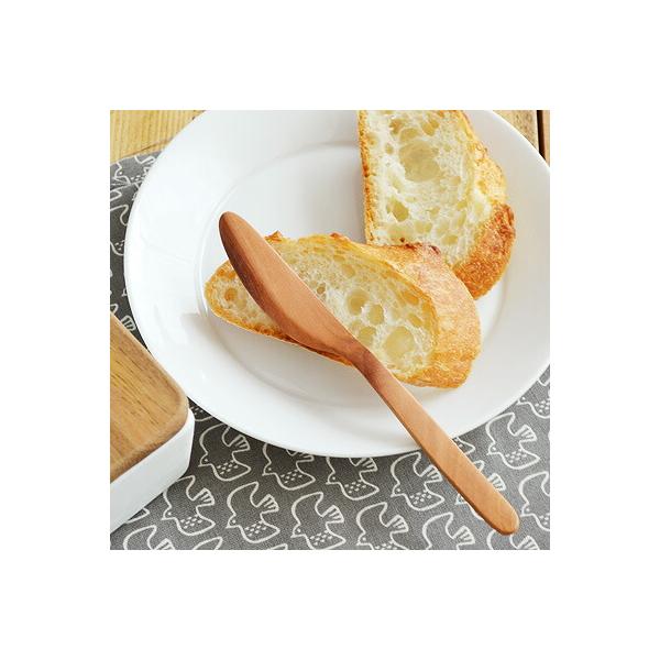 WOOD'N　バターナイフ【メール便対象】 ナイフ カトラリー バター用 キッチン雑貨 天然木 ヘラ 箆 おうちカフェ キッチンアイテム カフェ風 おしゃれ ナチ  爆買