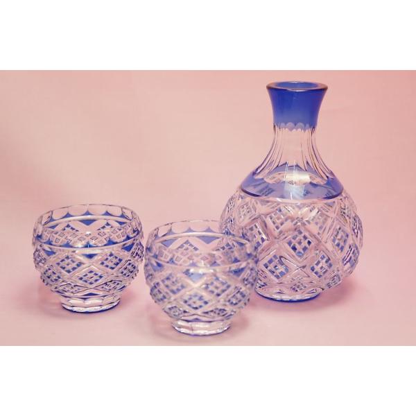 江戸切子　酒器 江戸切子 半酒器揃 : 食器のみつはた - 通販 - Yahoo!ショッピング