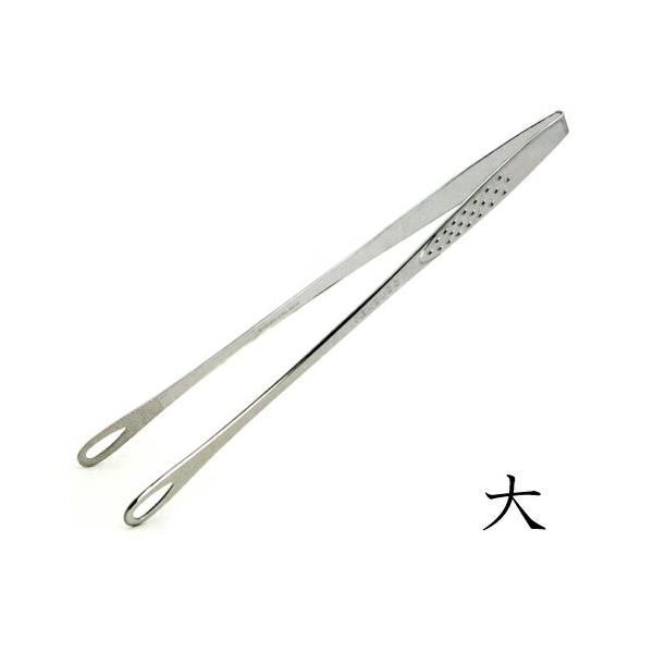 仙武堂 焼肉トング 大 日本製 高品質 ステンレス 一体成型 頑丈 スタイリッシュ 焼肉屋 菜箸トング 爆買