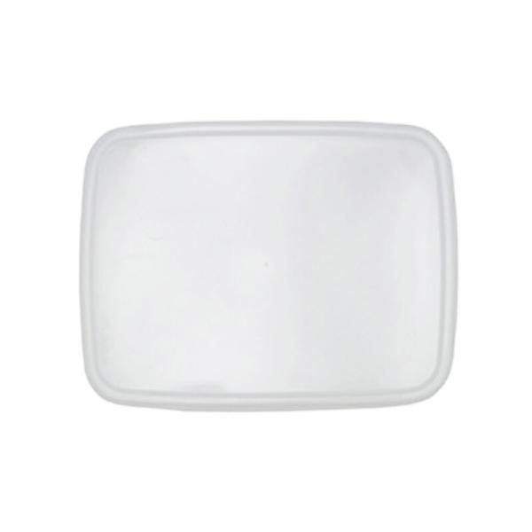 ●商品仕様●◆サイズ：約幅24.8cm×奥行18.8cm×高さ0.9cm野田琺瑯ホワイトシリーズ保存容器、レクタングル浅型Mに適した替え用のシール蓋。単体販売となります。■特徴透明だから中身が見えて使いやすい！ホワイトシリーズ誕生時から愛さ...