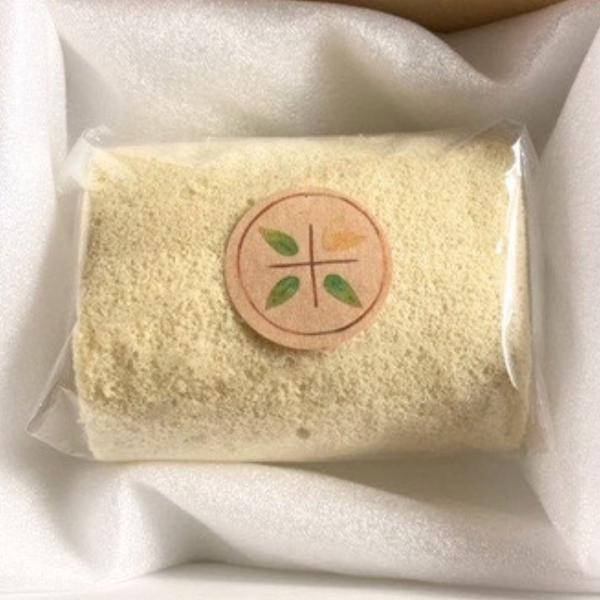 【こめトわロール】自然栽培米ゆきひかりの米粉で作ったロールケーキ（冷凍）1本
