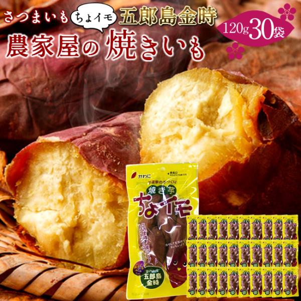 ちょっとだけ、ちっちゃなコロコロのやきいも焼き芋 ちょイモ 五郎島金時【箱売り】セット■名称: 五郎島金時焼き芋(五郎島金時100%使用)■内容量: 焼き芋 ちょイモ（1袋120g入）×30袋セット※季節限定での販売となります。※賞味期限:...