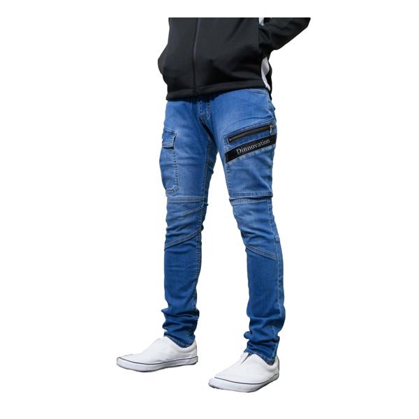 Dinnovation (NEW) デニムストレッチパンツ 21B003 インディゴブルー