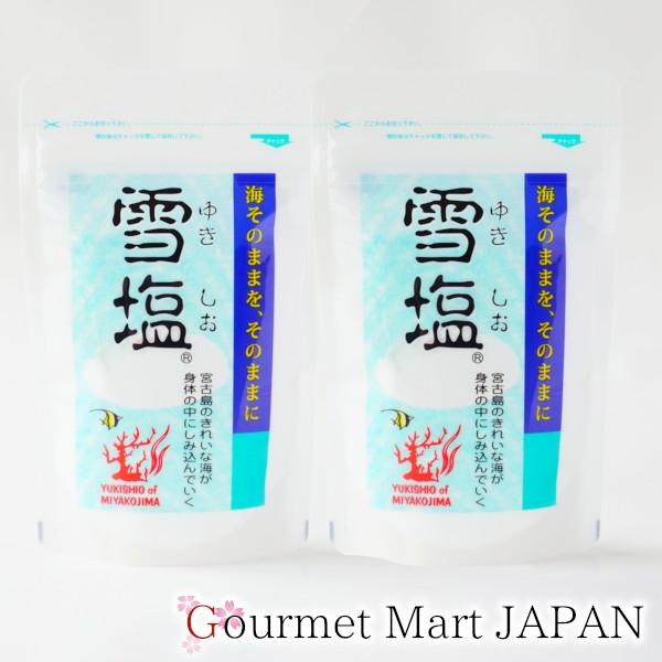 宮古島 雪塩 60g 2袋セット スタンドパック 密封チャックつき ゆうパケット便限定/送料込 2026 お取り寄せグルメ