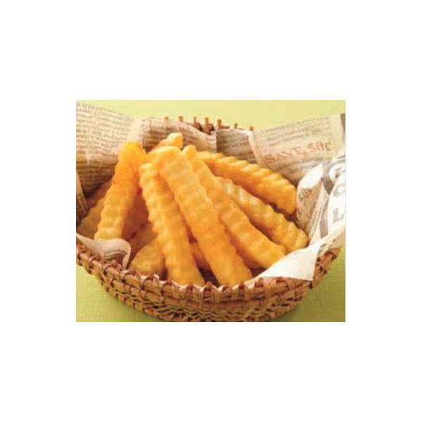 北海道産のフライドポテトに適するじゃがいもを使用し波形カット(クリンクルカット)のフライドポテトに仕上げました名称：フライドポテト原材料名：ばれいしょ(北海道)、ぶどう糖、揚げ油(パーム油)内容量：1kg(1袋あたり)保存方法：-18℃以下...