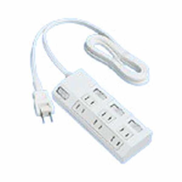 他サイト： WHA29363WKP パナソニック ザ・タップ マルチシリーズ 6コ口 ACアダプター対応 3コ口一括スイッチ＋3コ口個別スイッチ 3m ホワイトの商品画像