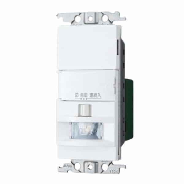 WTK1511W パナソニック コスモシリーズワイド21 壁取付 熱線センサ付自動スイッチ 2線式 片切 LED専用 明るさセンサ・手動スイッチ付 ホワイト